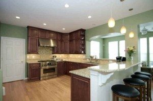 Kitchen View- lighting- Frederick MD- Remodeling Services