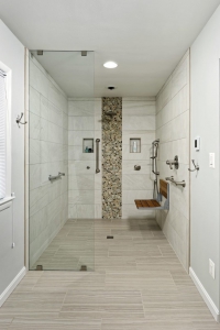 ADA masterbath shower-Adroit Design Remodeling MD and VA