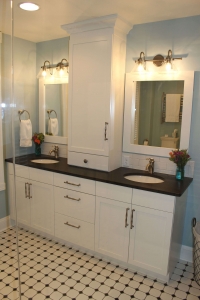 Master bath double sink vanity Frederick MD