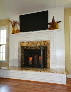 Fireplace - Interior remodeling services in Virginia