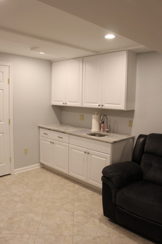 In-Law Suite Basement Remodel in Frederick, Maryland